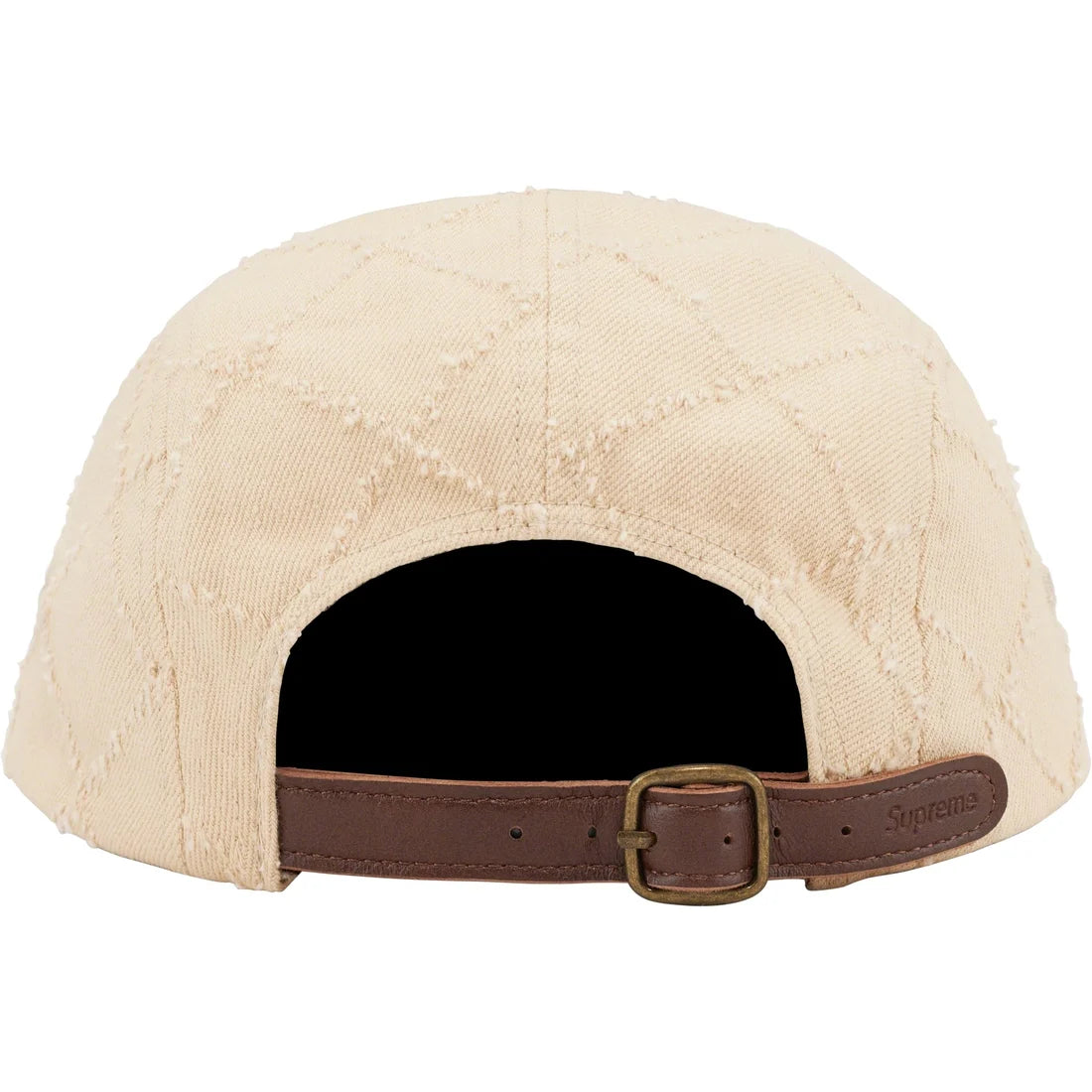 Supreme Punched Denim Camp Cap (FW23)- Dyed Beige – Streetwear