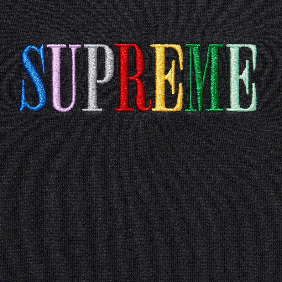 Supreme Multi Color Logo L/S Top- Black – Streetwear Official