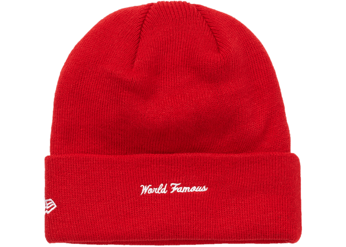 Supreme World Famous Box Logo New Era Red