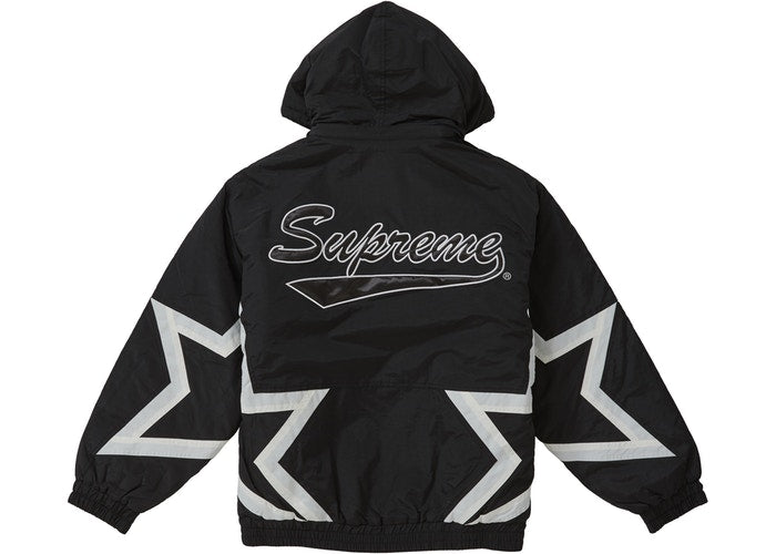 Supreme - Supreme Stars Puffy Jacket- Black – Streetwear Official