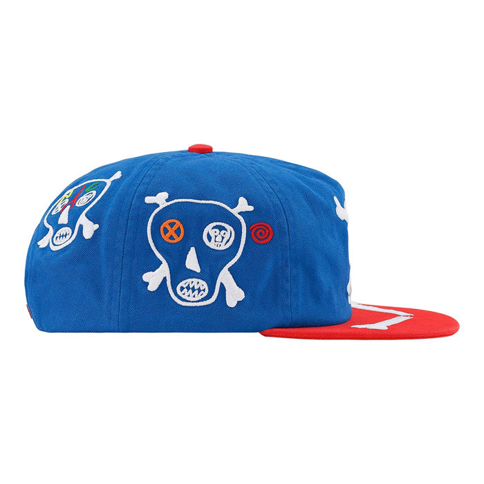 Supreme Clayton Patterson/Supreme Skulls 5-Panel- Royal