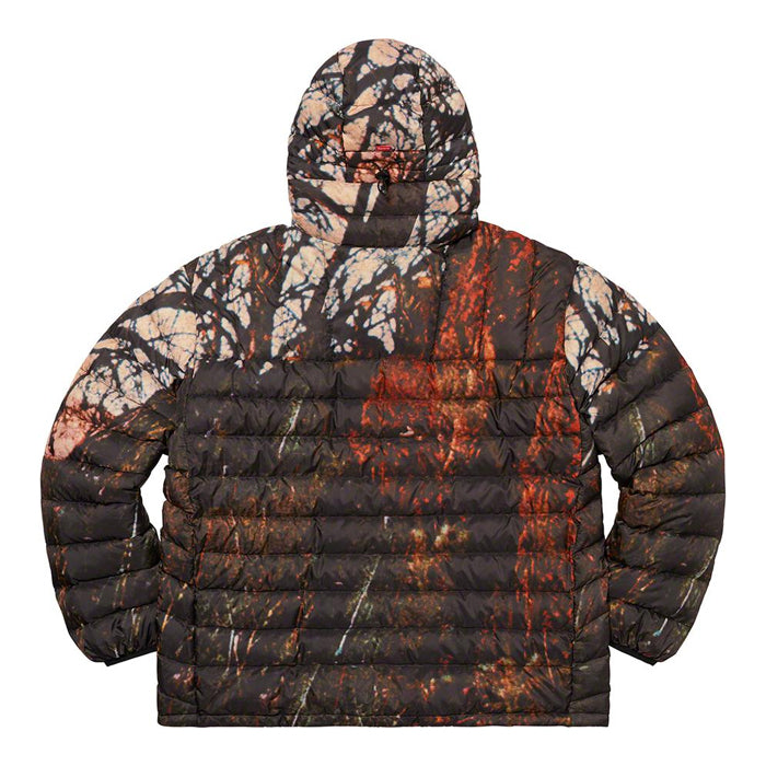 Supreme Micro Down Half Zip Hooded Pullover- Woods