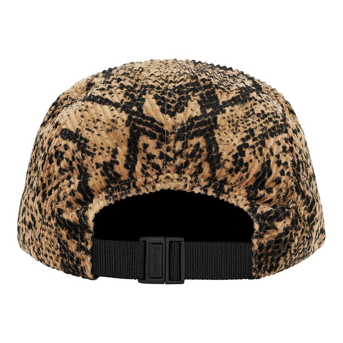 Supreme Snakeskin Corduroy Camp Cap- Tan