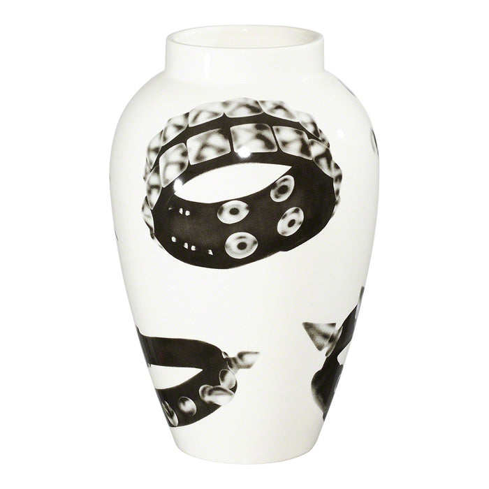 Supreme Studded Collars Vase- White