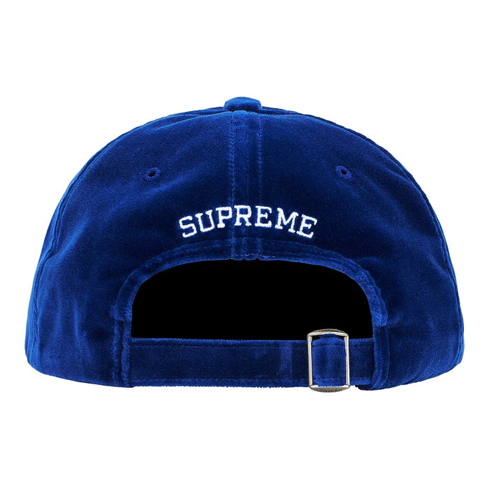 Supreme Velvet S Logo 6-Panel- Royal