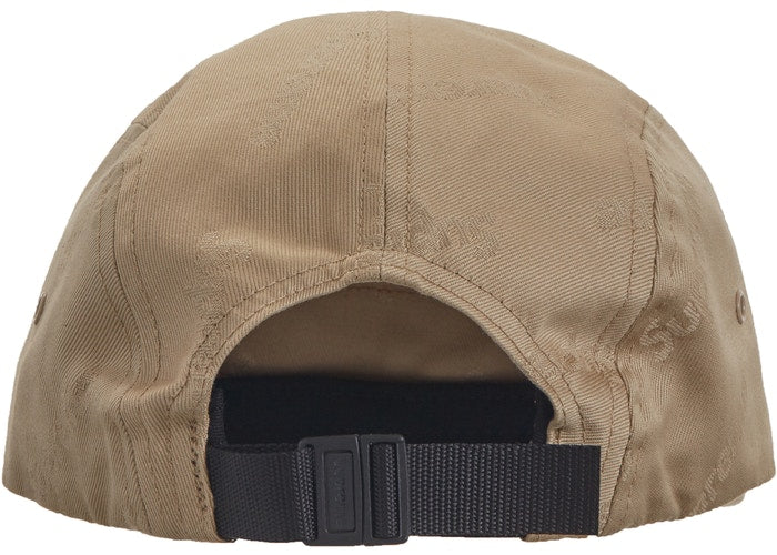 Supreme Jacquard Logos Twill Camp Cap- Tan – Streetwear Official