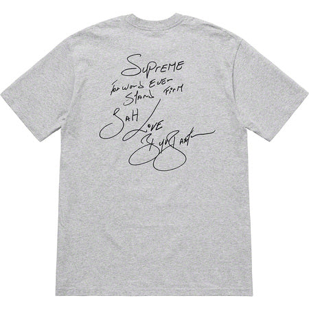 Supreme Buju Banton Tee- Heather Grey