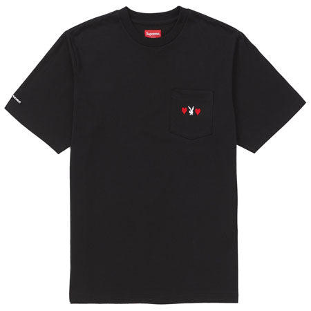 Supreme - Supreme Playboy Pocket Tee- Black