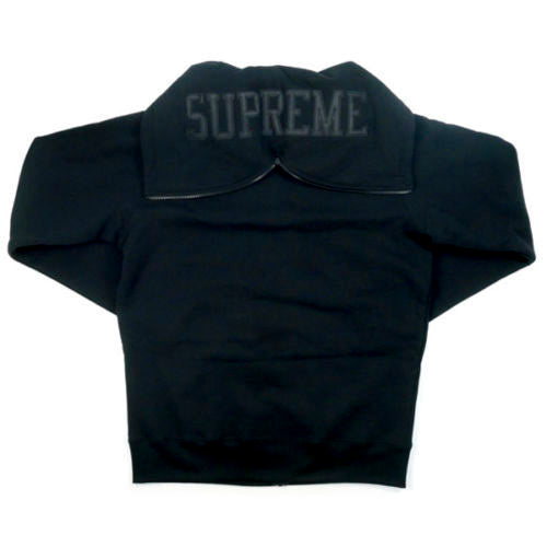 Supreme - SUPREME Split Hood Zip up Sweat - Black