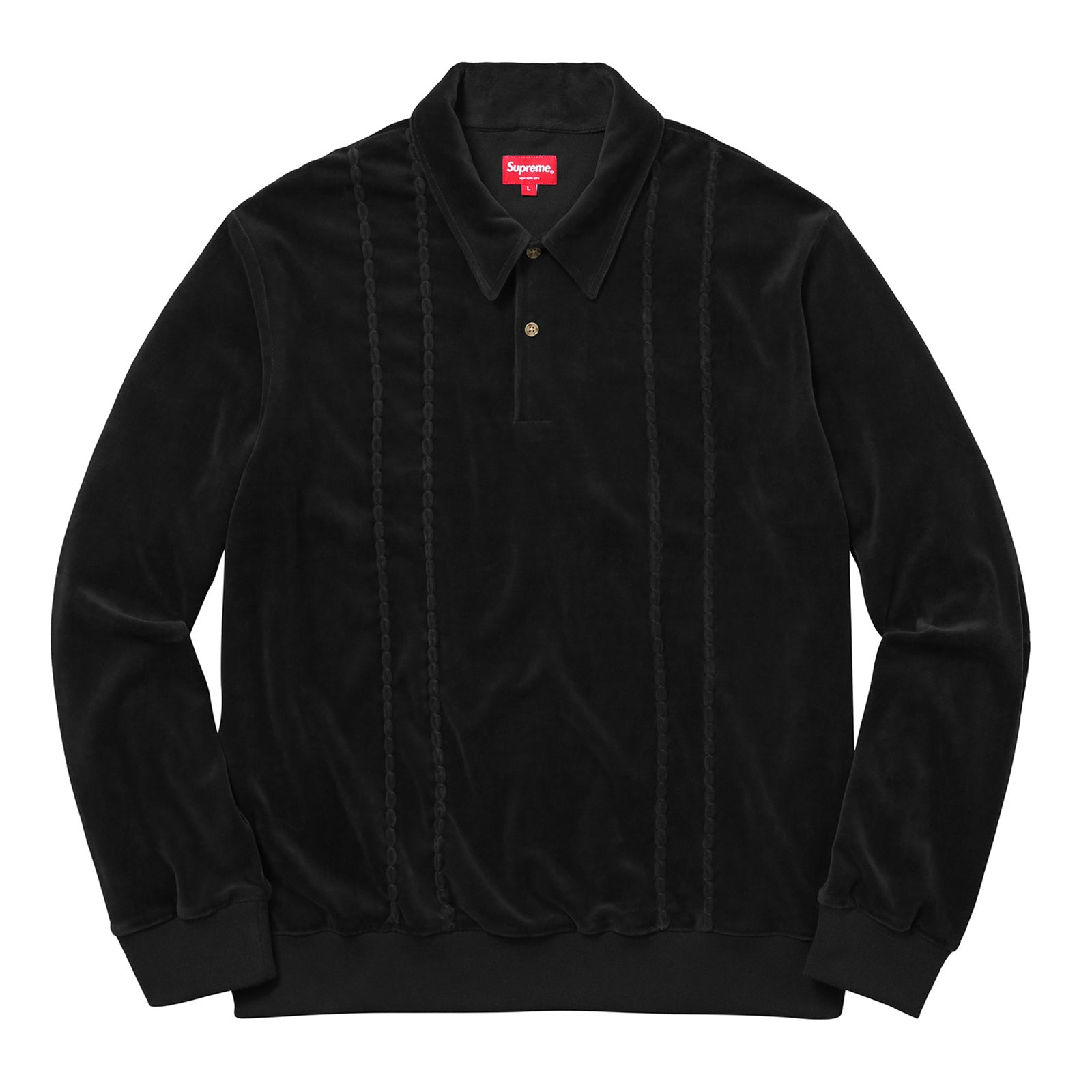 Supreme - Supreme Velour L/S Polo