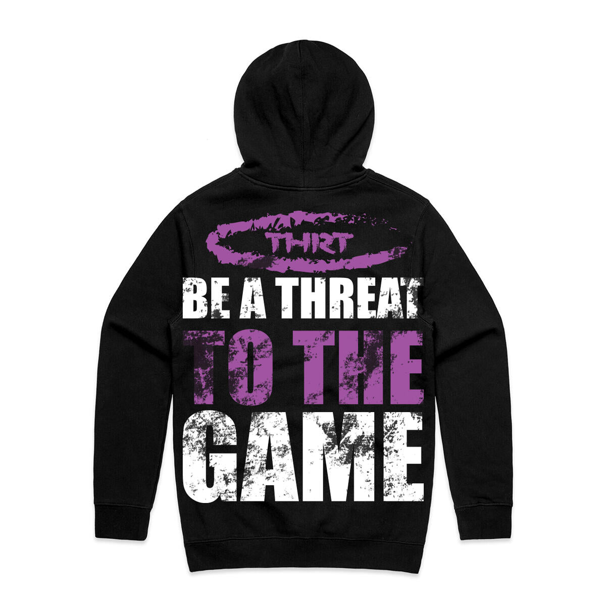 Threat To The Game Super Heavy Weight Hoodie - Black