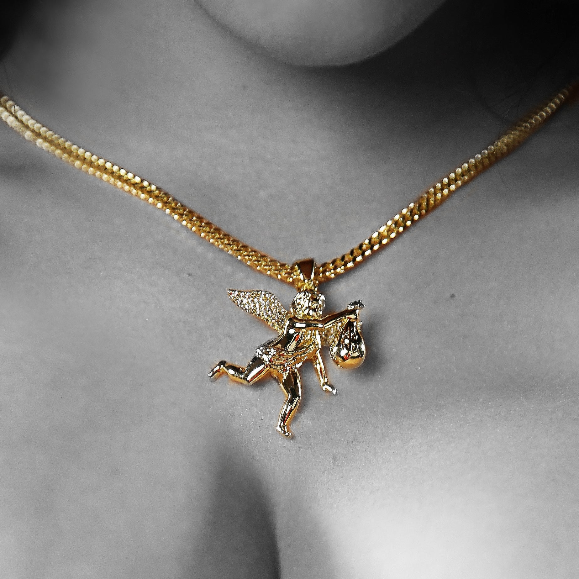 Get Money Angel Pendant