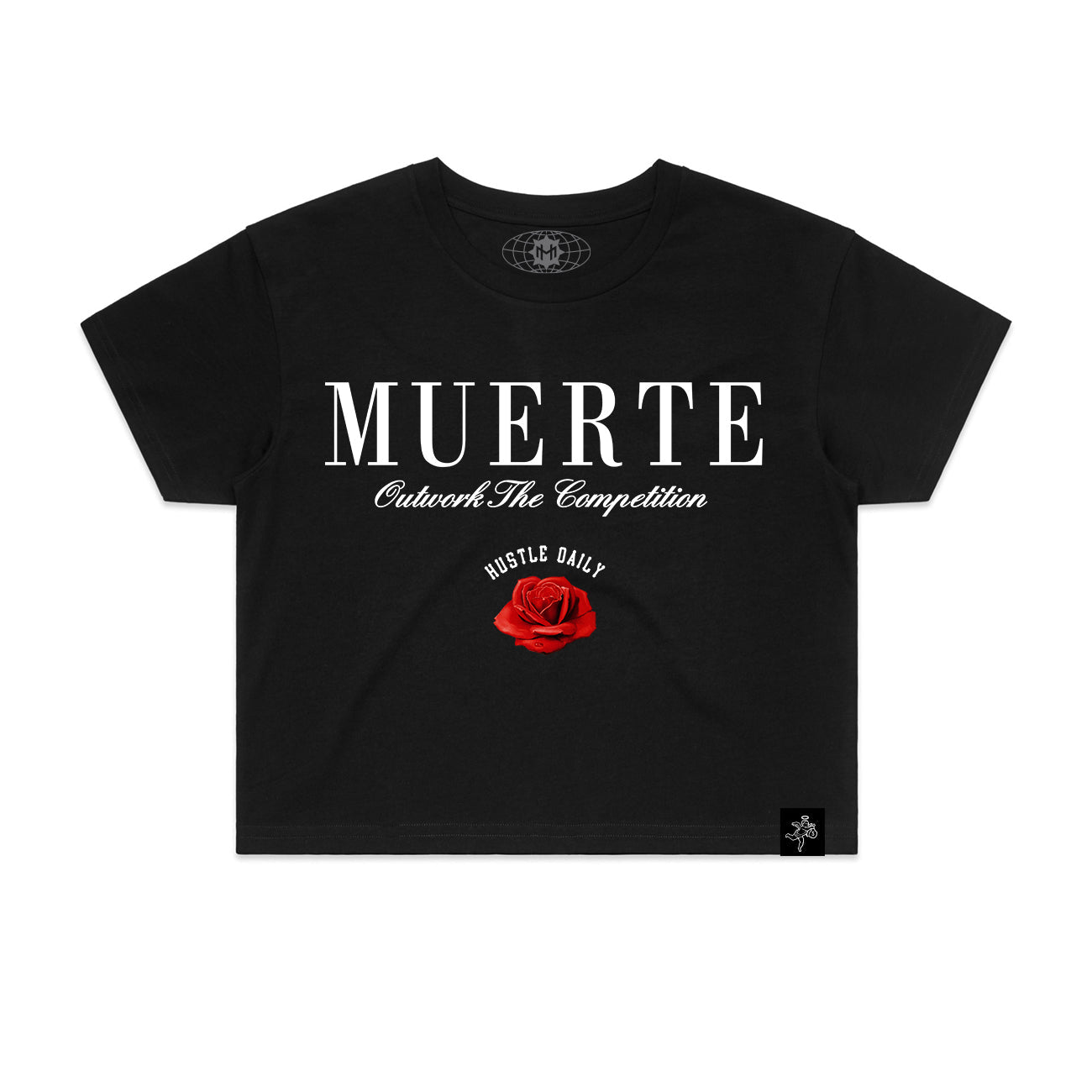 MUERTE OUTWORK ROSE- Womens Crop