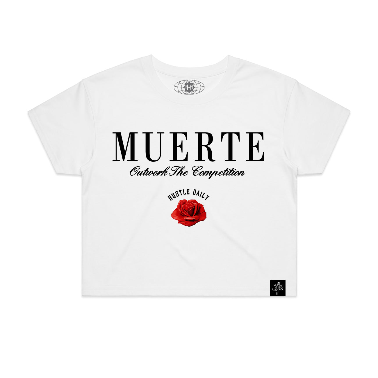 MUERTE OUTWORK ROSE- Womens Crop