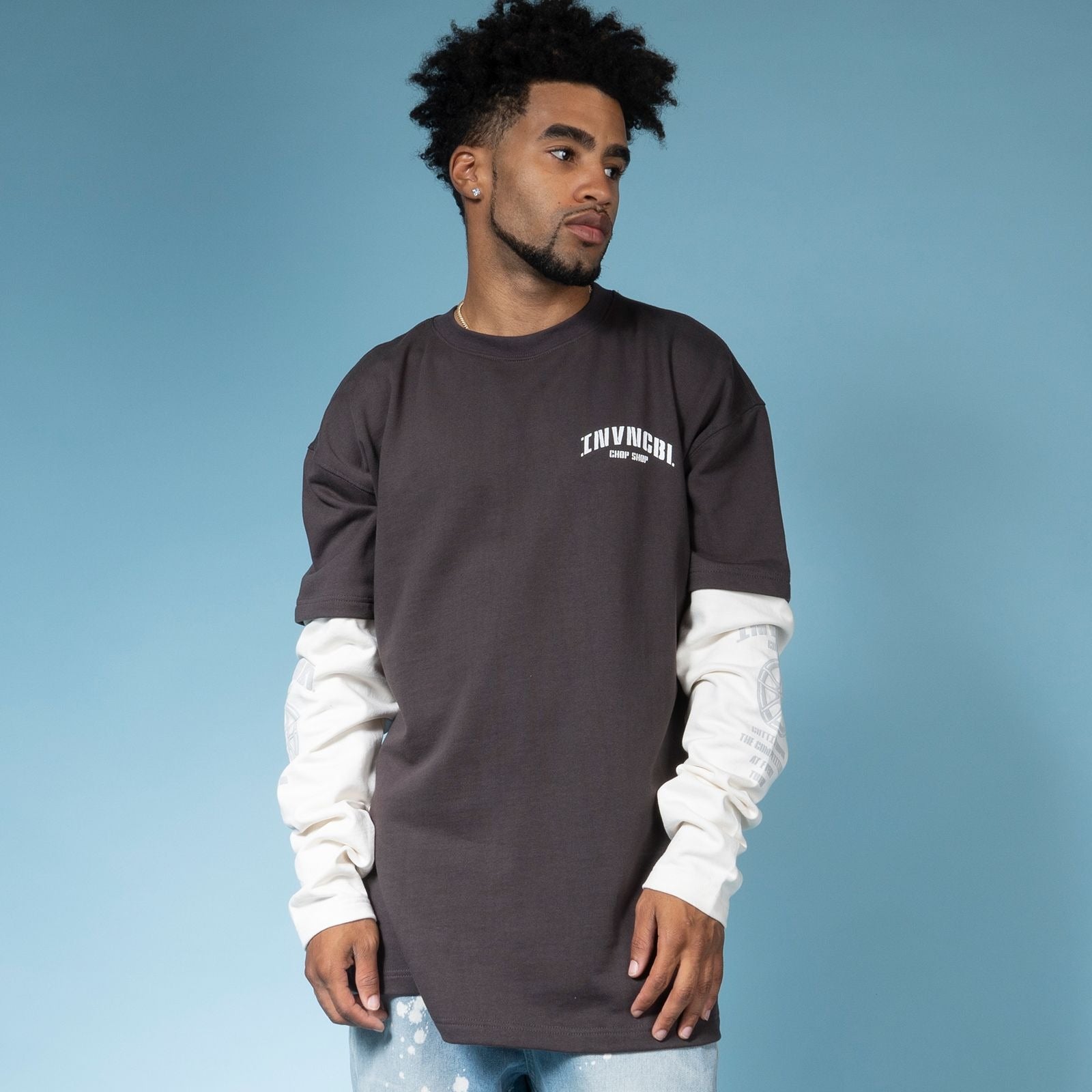 Chop Shop L/S Contrast Sleeve