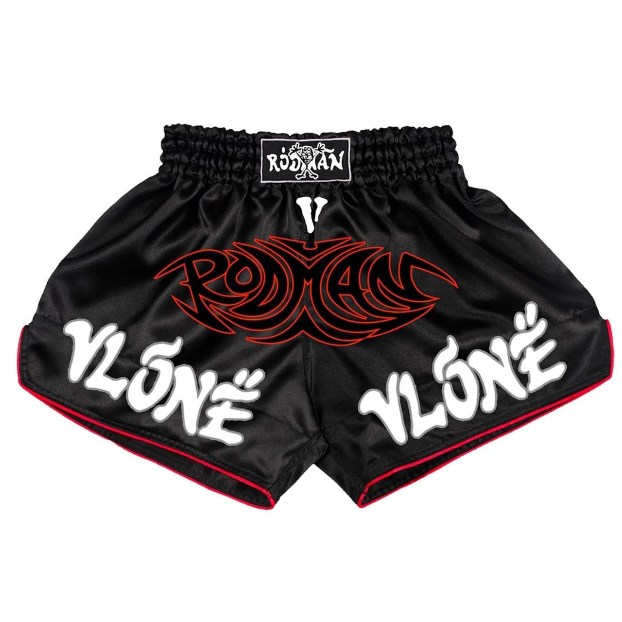 Vlone Rodman Logo Muy Thai Shorts