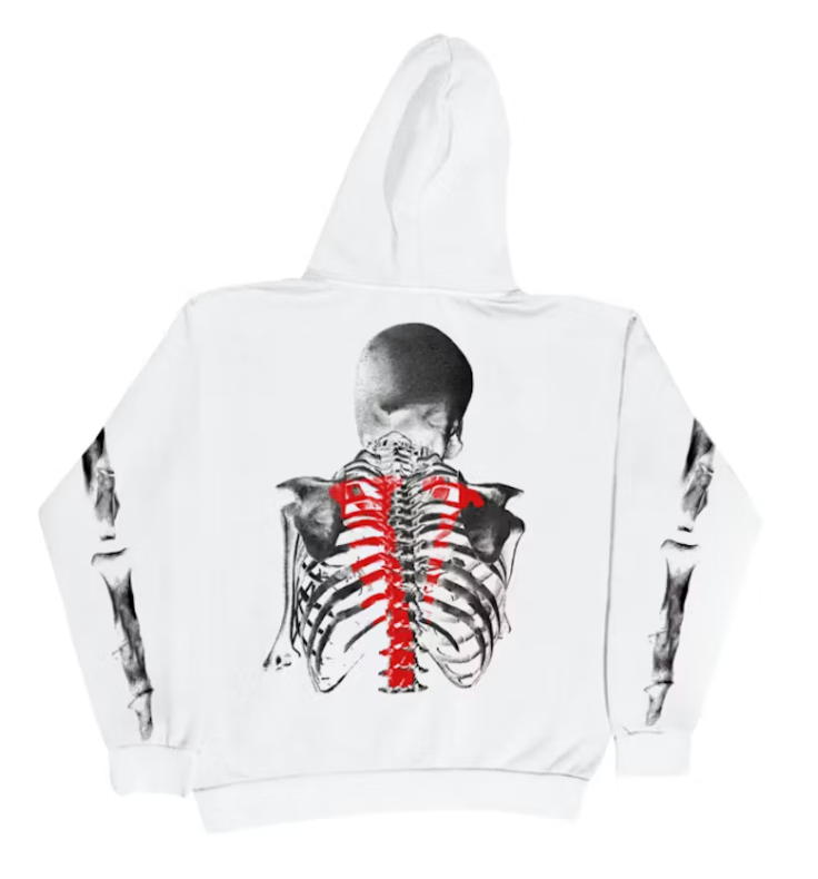 Vlone x Never Broke Again Bones Hoodie