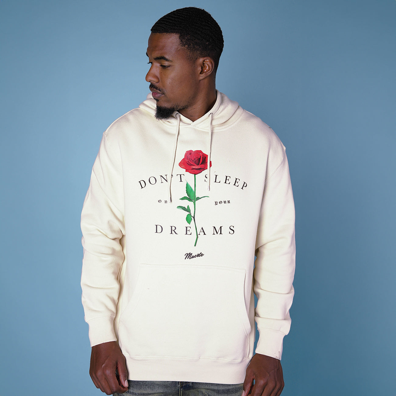 Don't Sleep On Your Dreams Rose Hoodie