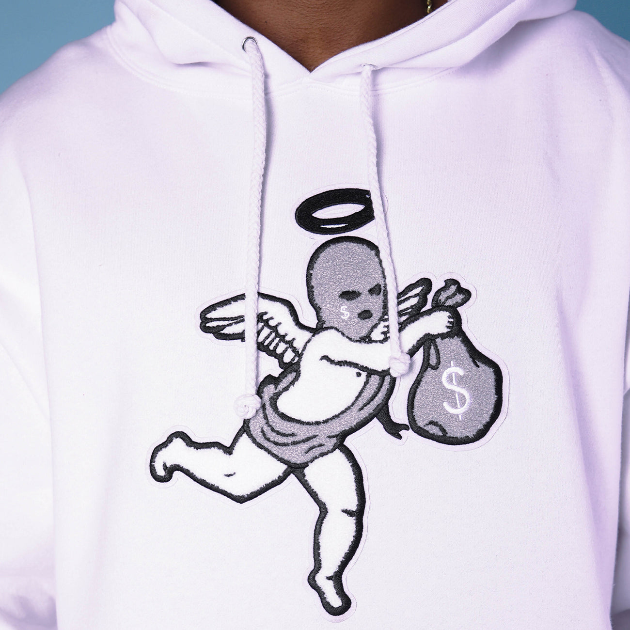 AJ1 Ski Mask Angel Chenille Neut HOODIE - HW