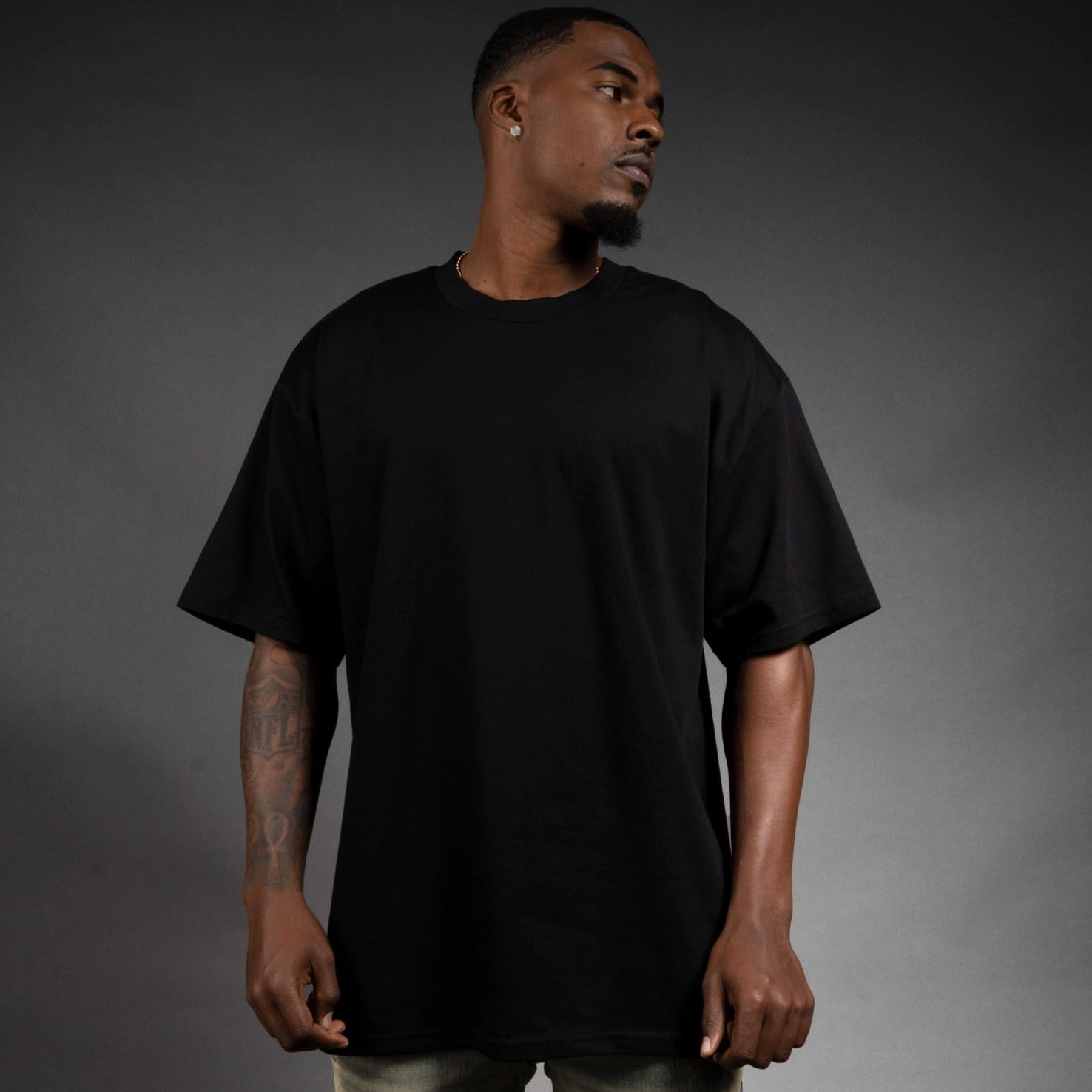 Black Heavyweight Tee - Basic