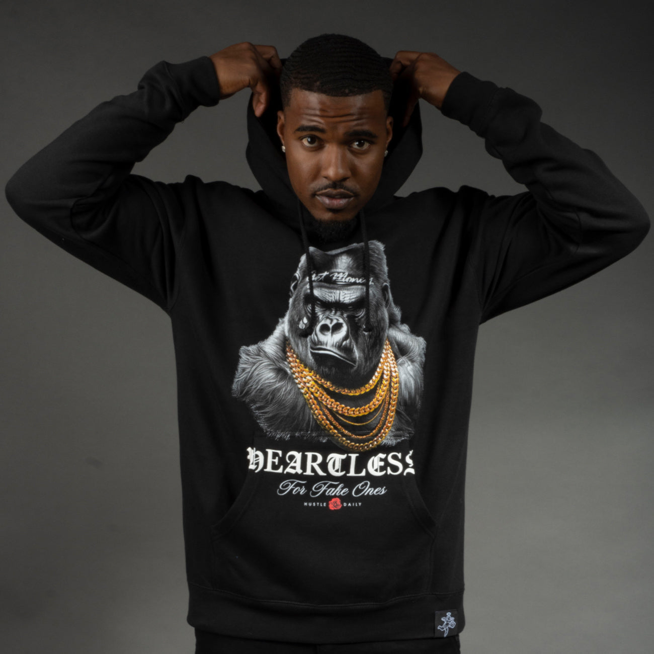 AJ8W Gorilla Heartless Heavyweight Hoodie