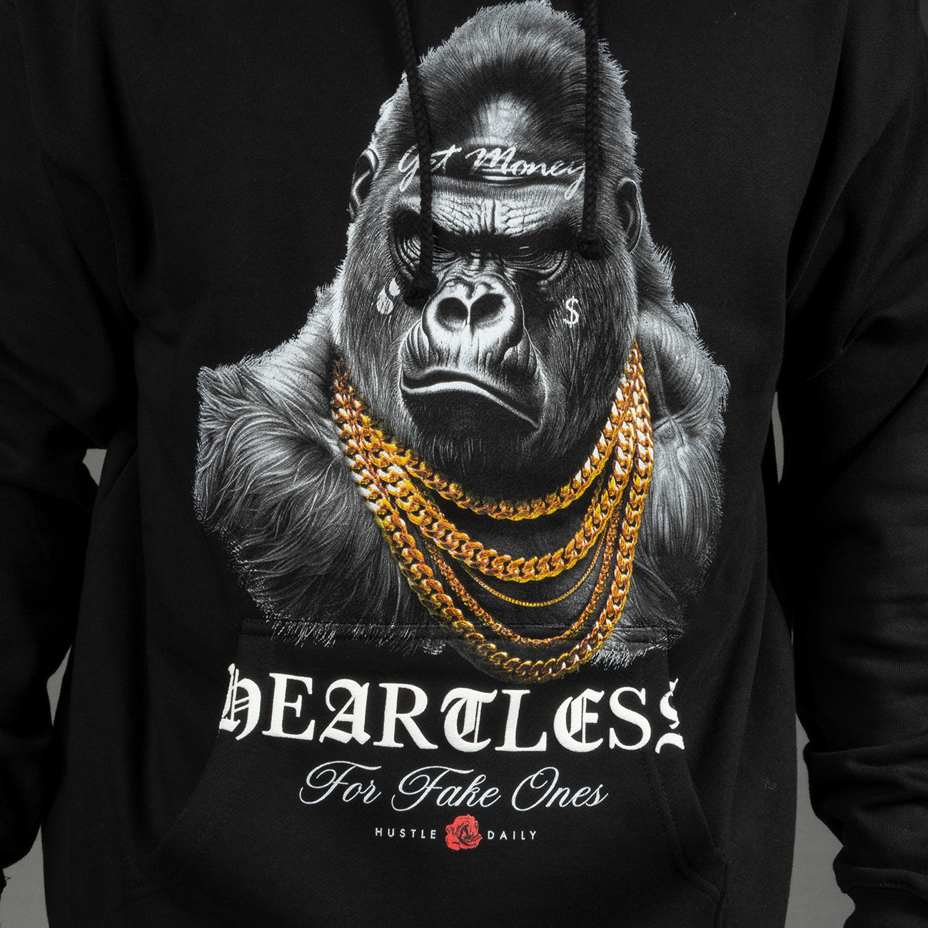 AJ8W Gorilla Heartless Heavyweight Hoodie