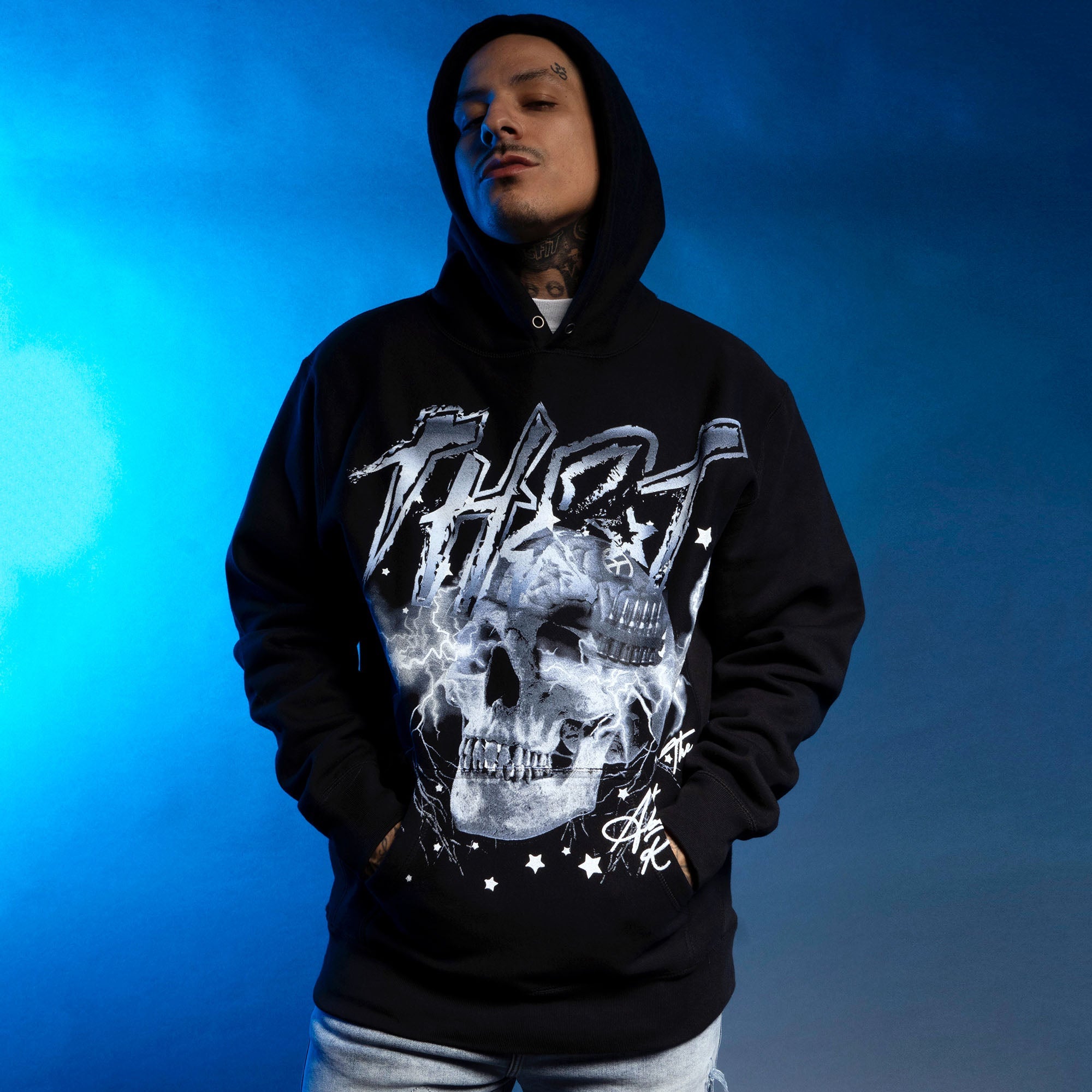 Above The Rest Super Heavy Weight Hoodie - Black