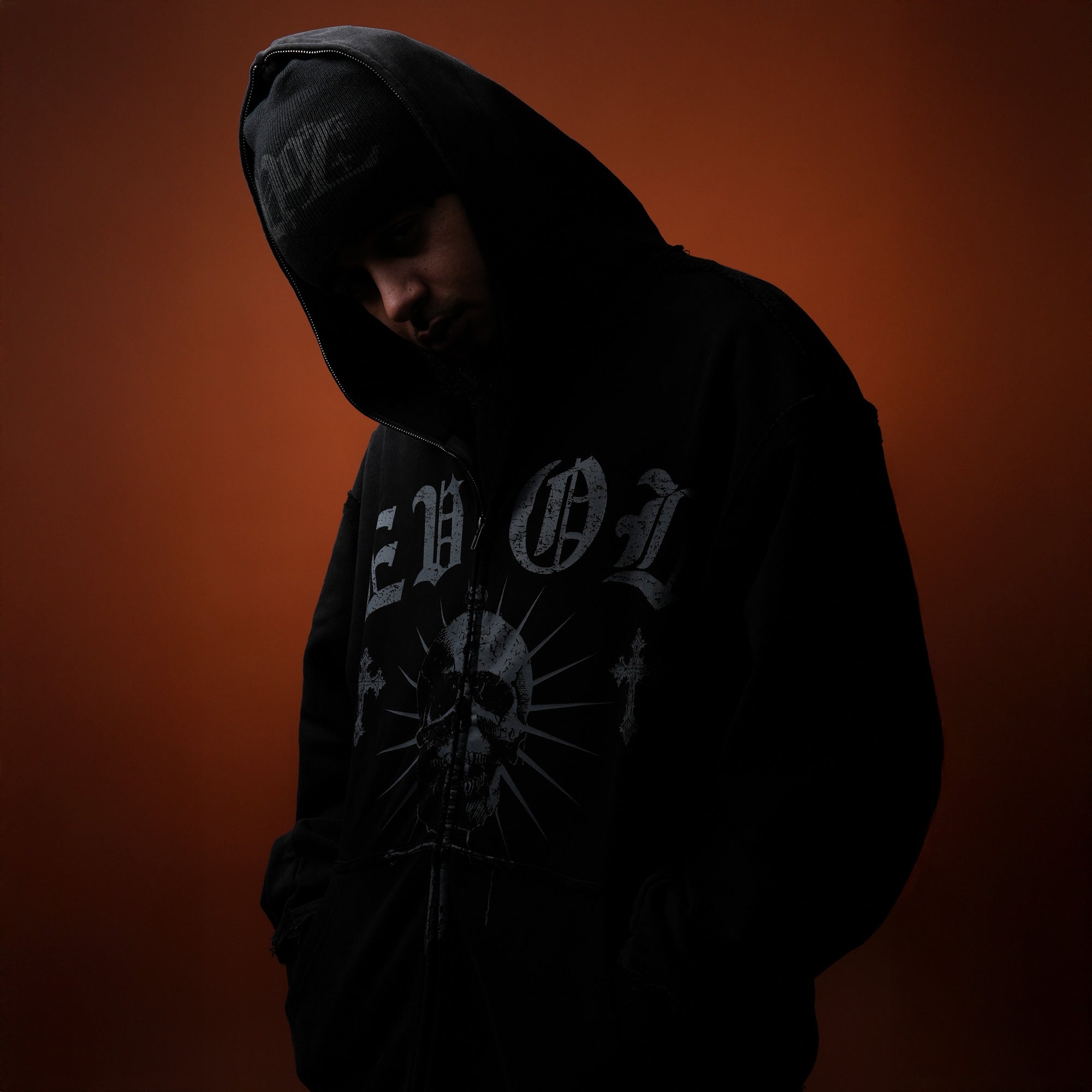 Evol Skull Full Zip Hoodie