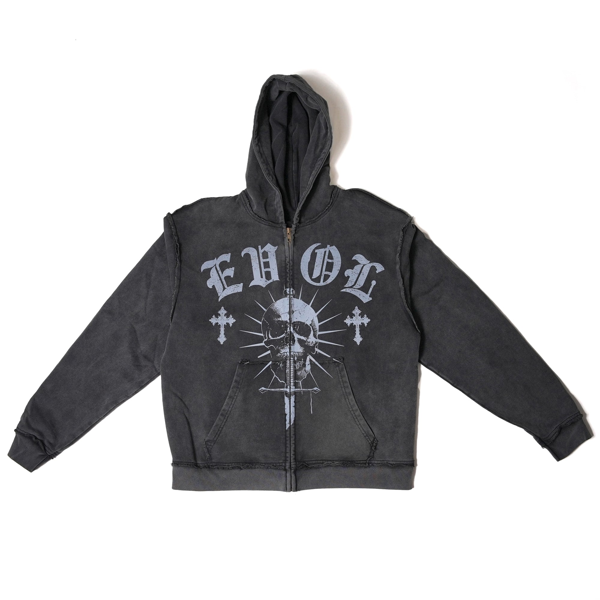 Evol Skull Full Zip Hoodie