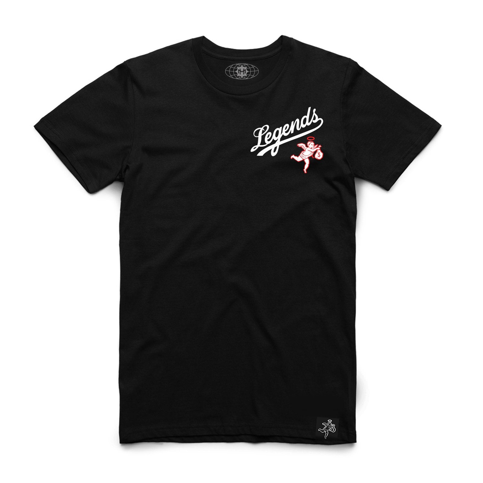 Pocket Logo AJ BRED Legends Angel Tee - Big and Tall