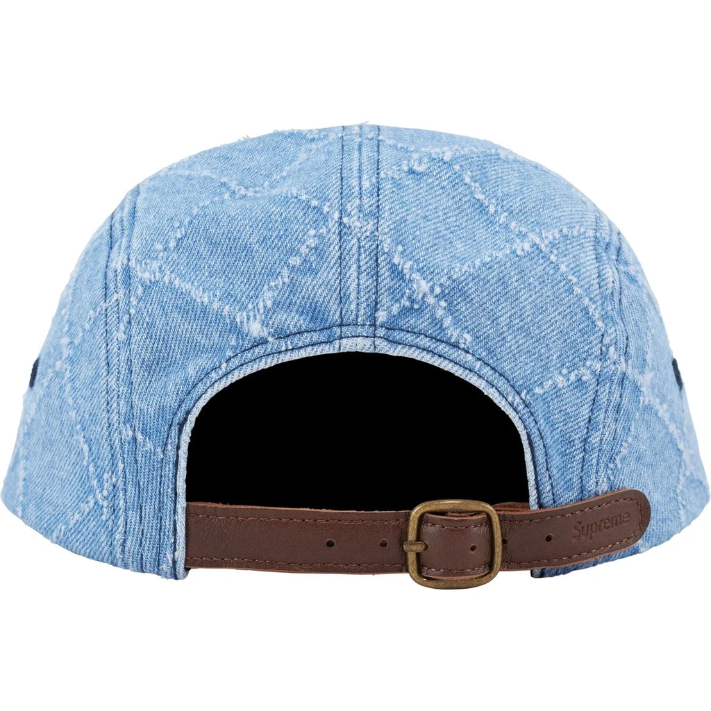 Supreme Punched Denim Camp Cap (FW23)- Washed Indigo – Streetwear