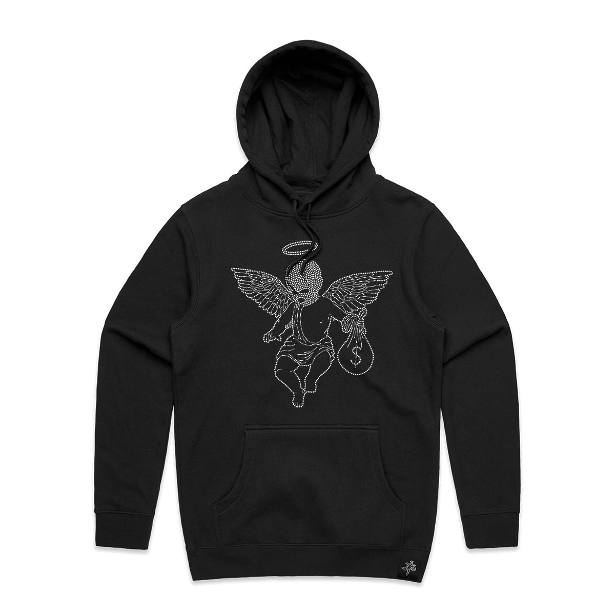 Rhinestone Ski Mask Angel - HW hoodie