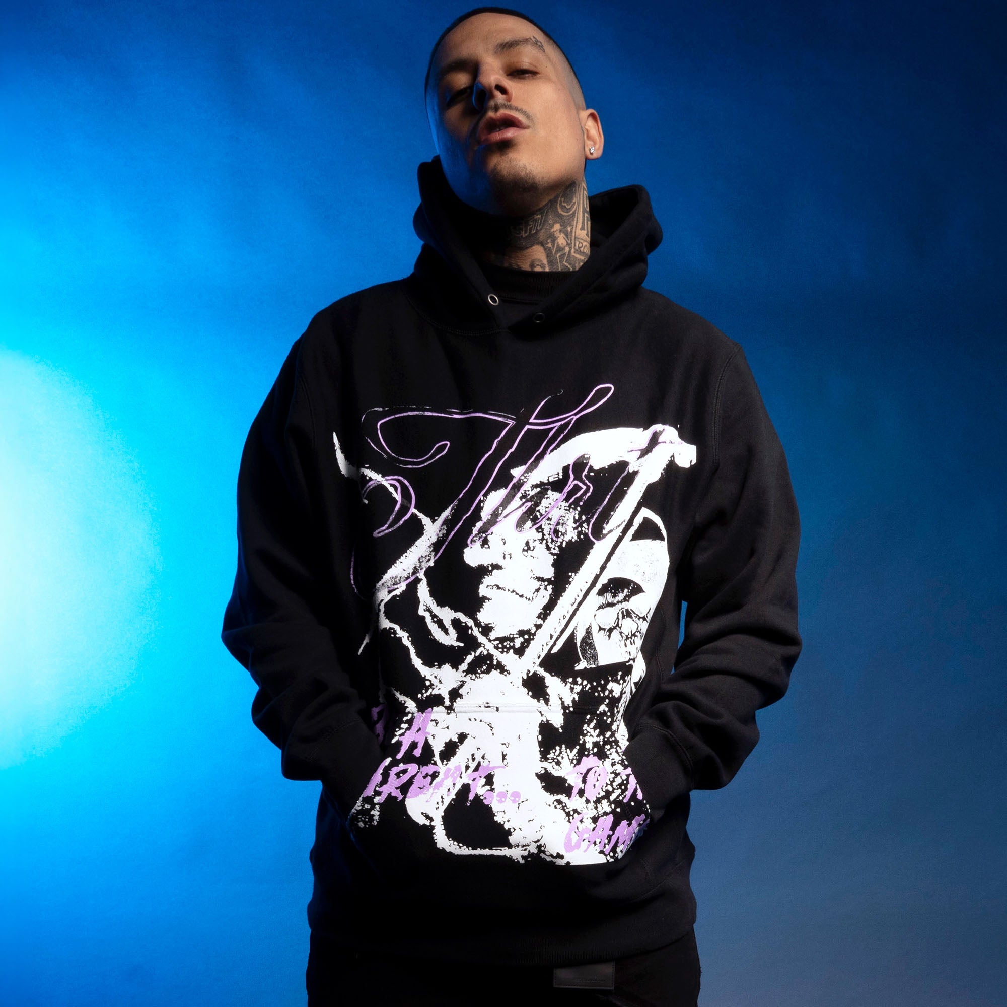 Threat To The Game Super Heavy Weight Hoodie - Black