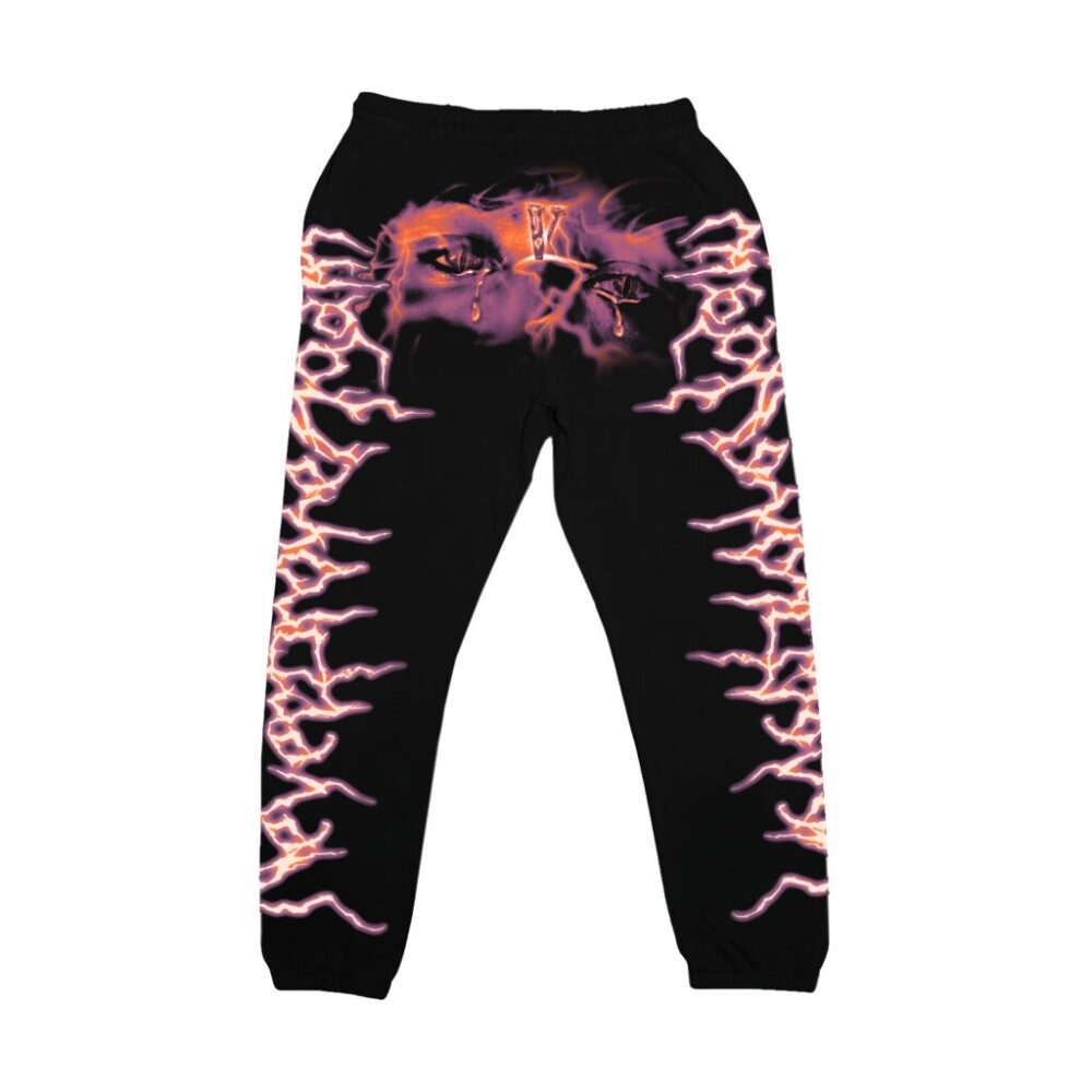 Never Broke Again Vlone Eyes Sweats – Black