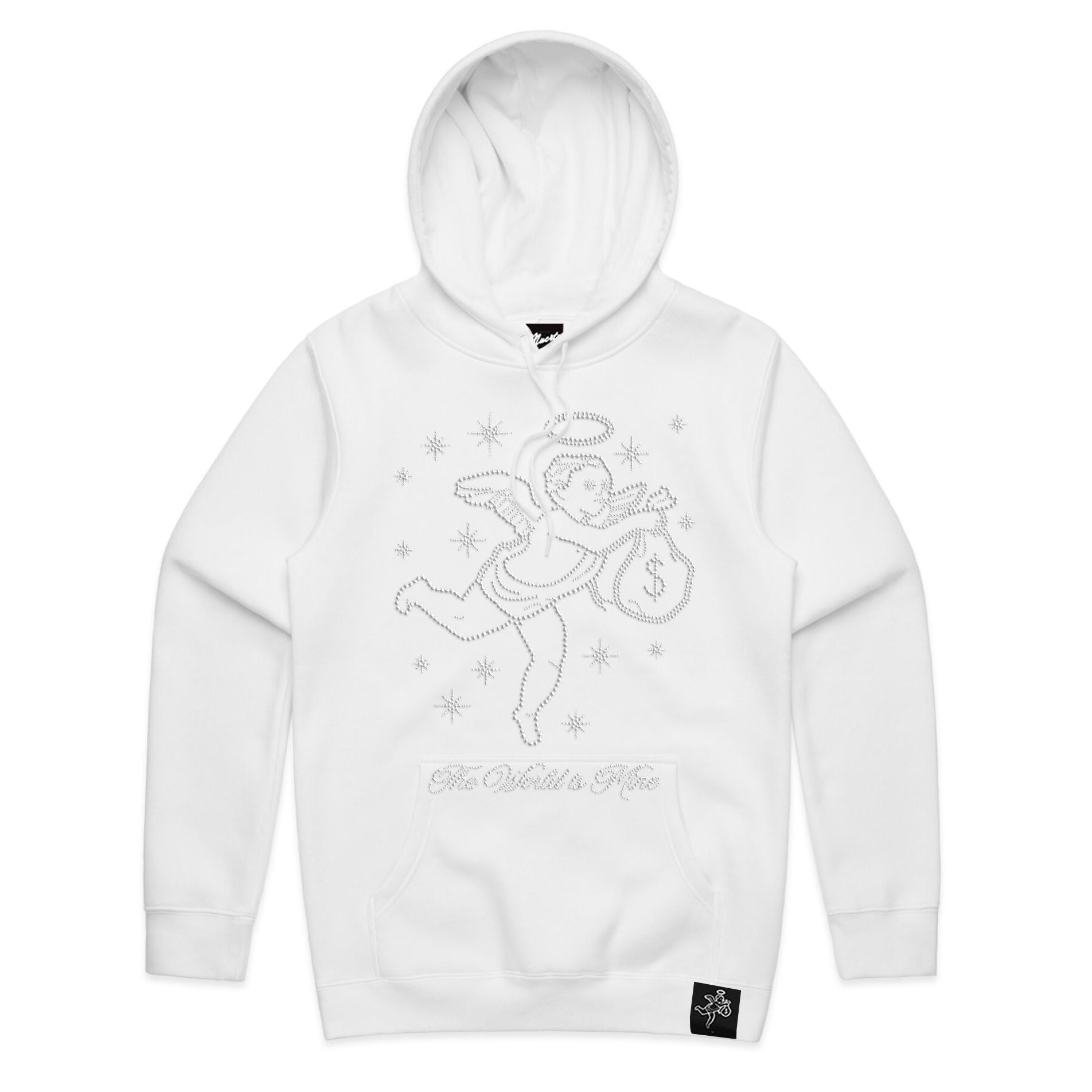 The World Is Mine Rhinestone Angel - HW Hoodie