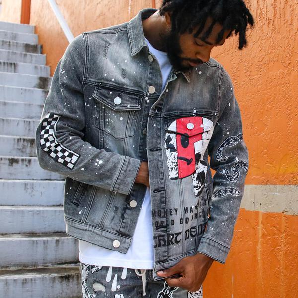 REVOLVER DENIM JACKET – Streetwear Official