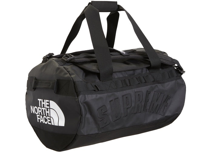 Supreme The North Face Arc Logo Small Base Camp Duffle Bag- Black