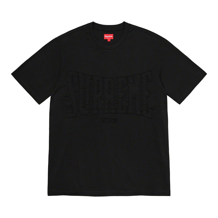 Supreme Cutout Logo S/S Top- Black