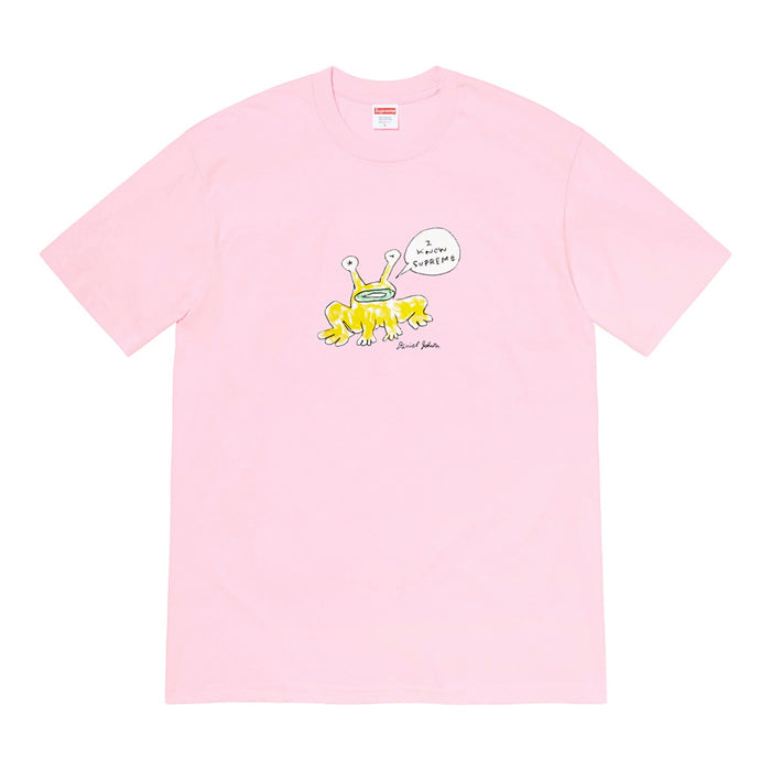 Supreme Daniel Johnston Frog Tee- Light Pink