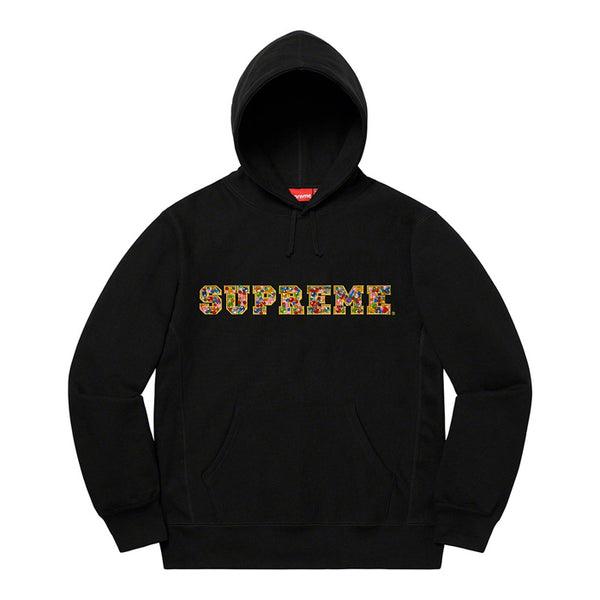 Supreme Jewels Hooded Sweatshirt- Black – Streetwear Official