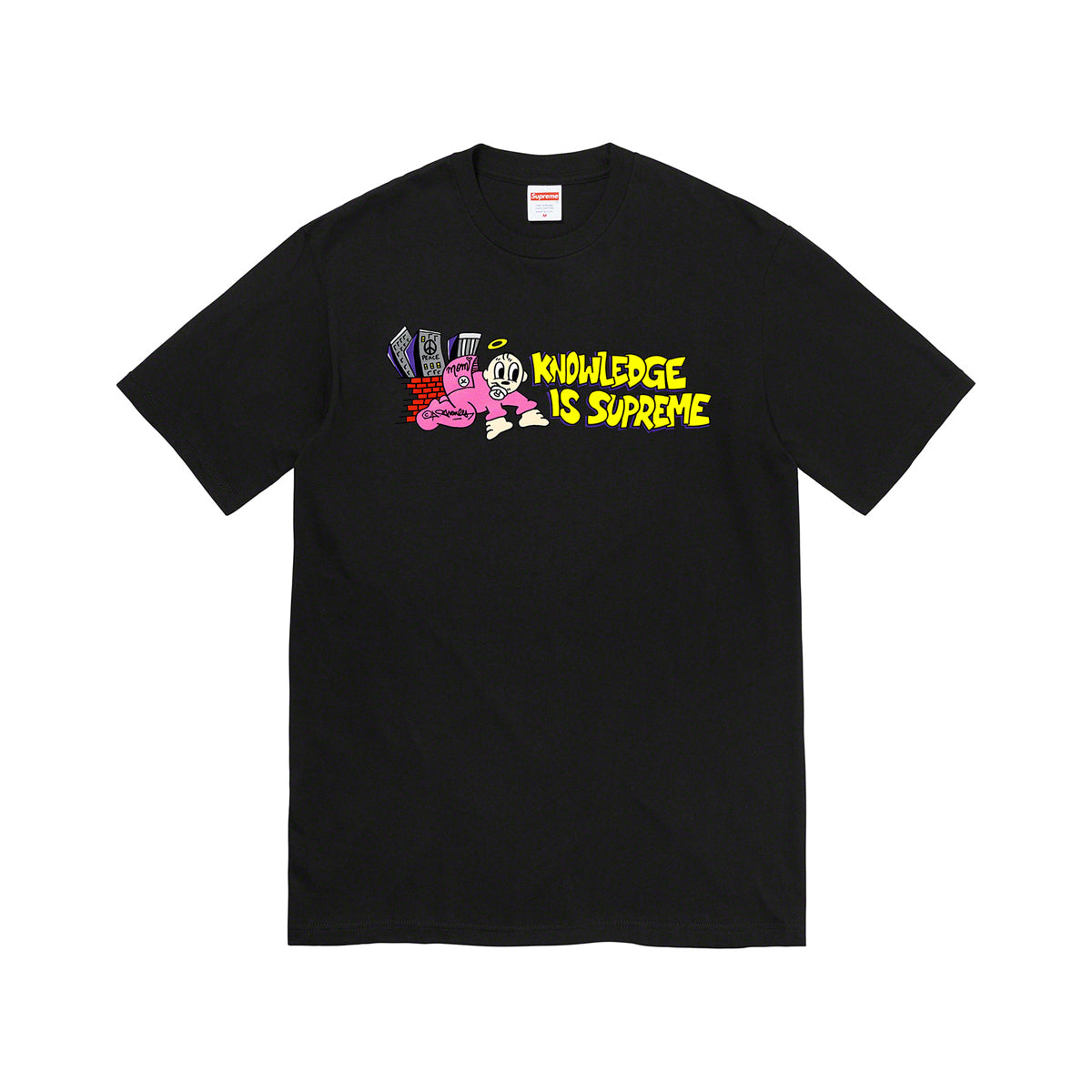 Supreme Knowledge Tee- Black – Streetwear Official