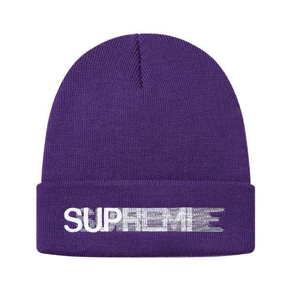 Supreme Motion Logo Beanie SS20- Purple – Streetwear Official