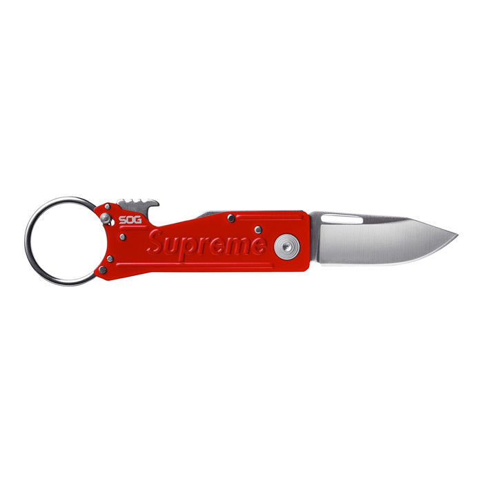 Supreme SOG Keytron Folding Knife- Red