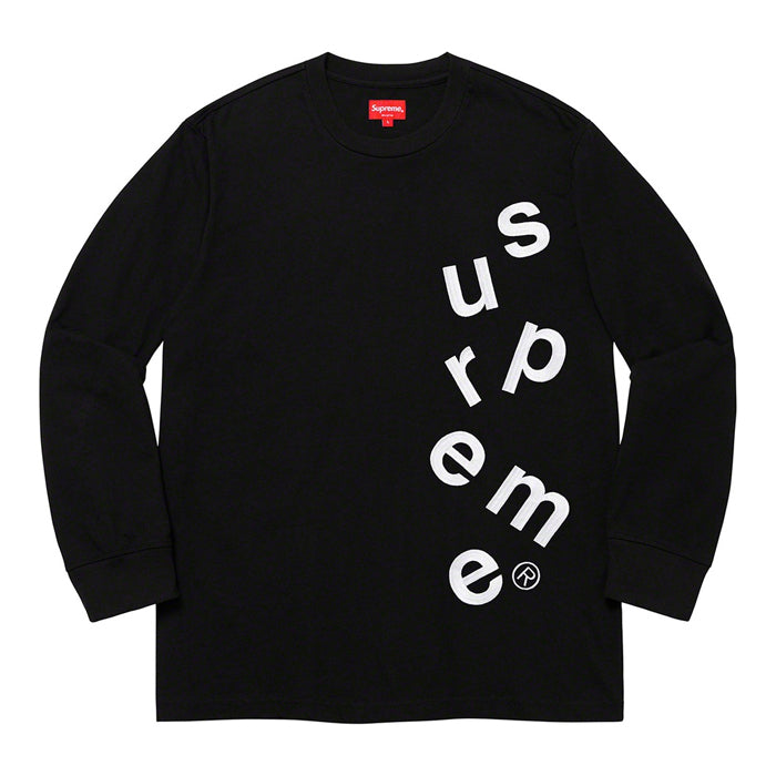 Supreme Scatter Logo L/S Top- Black