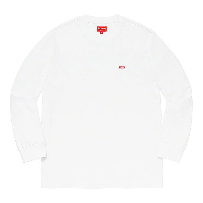 Supreme Small Box L/S Tee- White