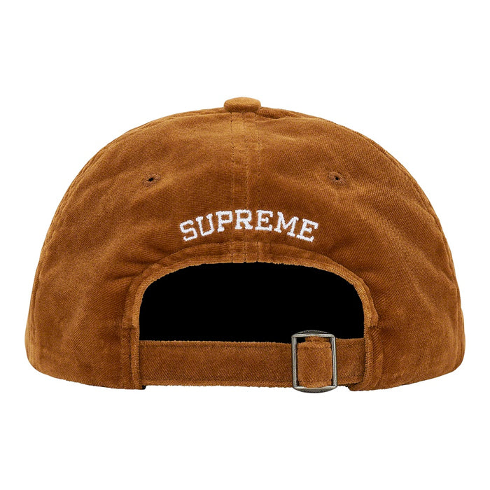 Supreme Velvet S Logo 6-Panel- Tan