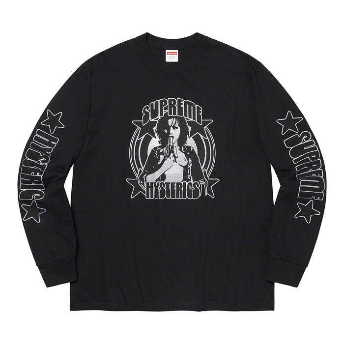 Supreme®/HYSTERIC GLAMOUR L/S Tee- Black – Streetwear Official