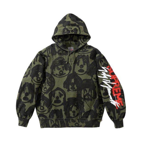 Supreme®/Yohji Yamamoto® Hooded Sweatshirt- Olive