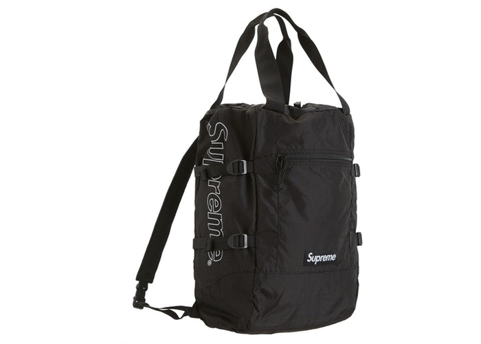 Supreme Tote Backpack- Black