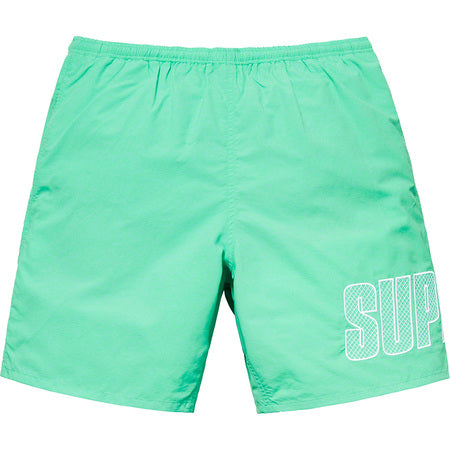 Supreme Logo Applique Water Short- Mint – Streetwear Official